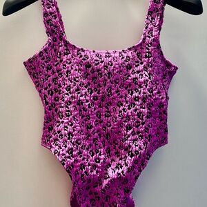Good American Purple Bodysuit